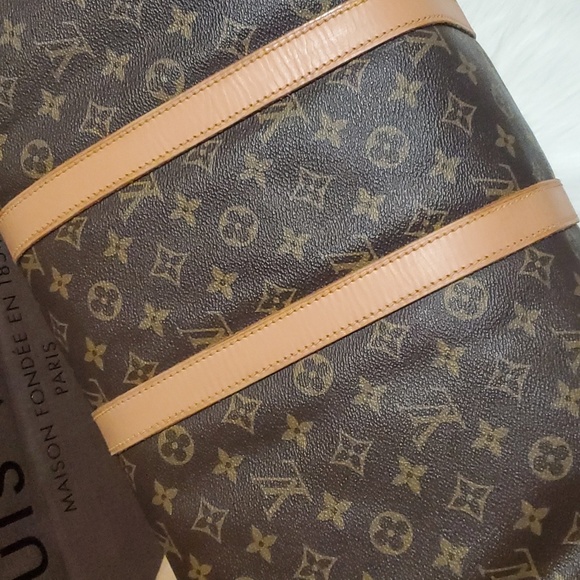 Louis Vuitton Boston Bag Keepall Monogram 45 Unisex Satchel; date code SA - Picture 14 of 17